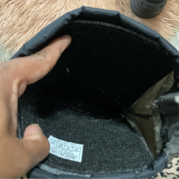 Sorel Black Brown Snow Boots Size 6 - Picture 9 of 11